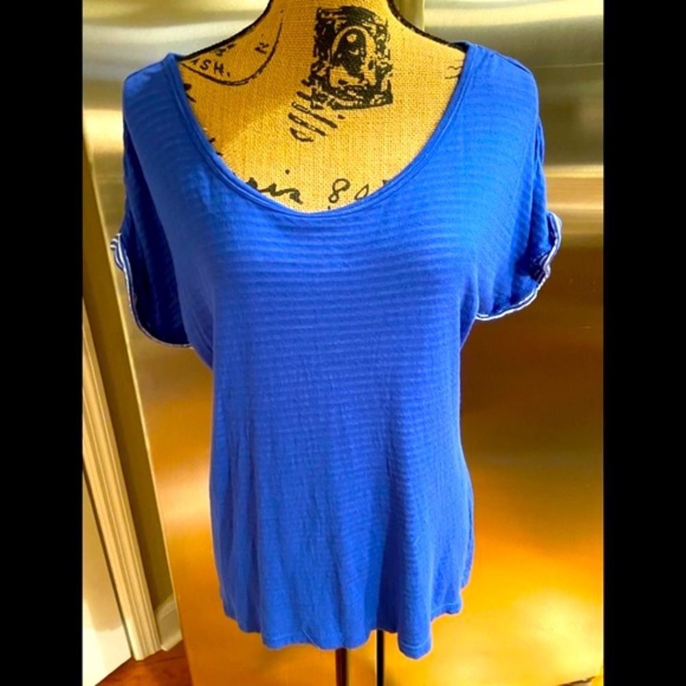Matilda Jane Gorgeous Blue Top Size Small